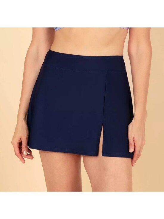 Lands' End Other - Lands' End Navy Blue Hybrid Swim Skirt w/ Brief Liner -- Size Medium 8/10